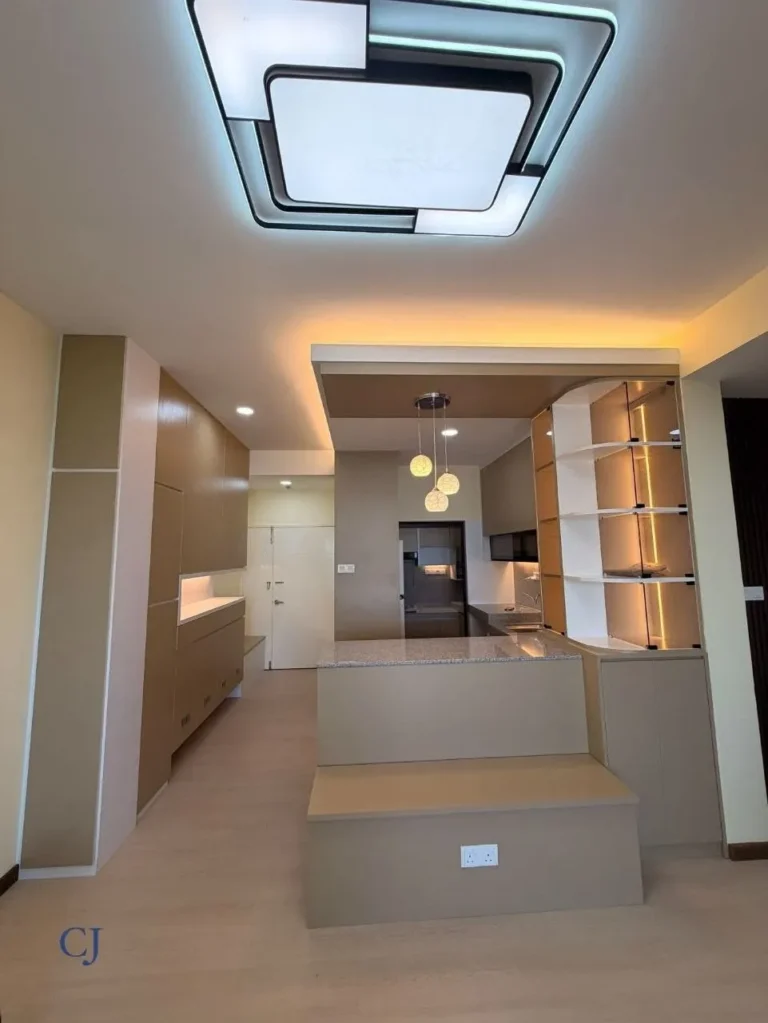 Kerja kitchen extension dan renovasi dapur oleh CJ Home Design Sandakan